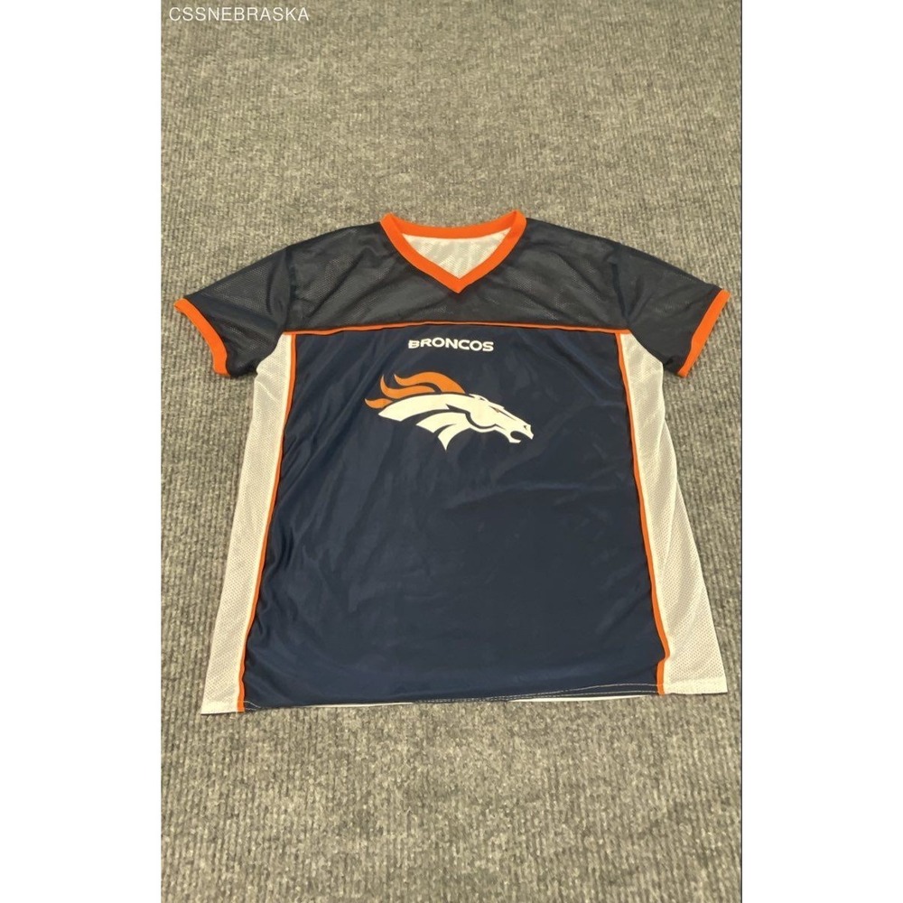 Denver Broncos NFL Flag Play 60 Football Jersey Training Shirt BDA Sz M